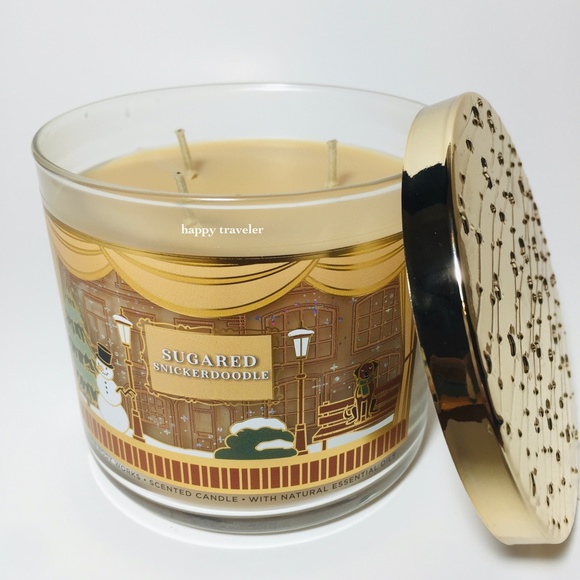SUGARED SNICKERDOODLE 3 Wick Candle - Picture 2 of 3